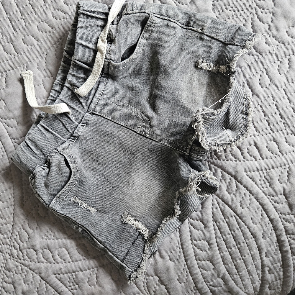 Little Bipsy Gray Denim Shorts